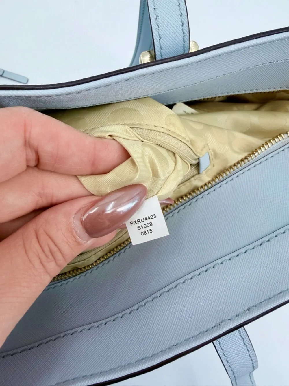 KATE SPADE New York Cedar Street Medium Harmony Tote And Wallet Set Powder Blue